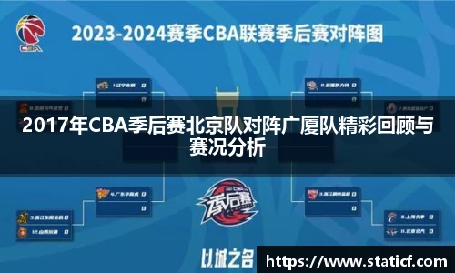 2017年CBA季后赛北京队对阵广厦队精彩回顾与赛况分析